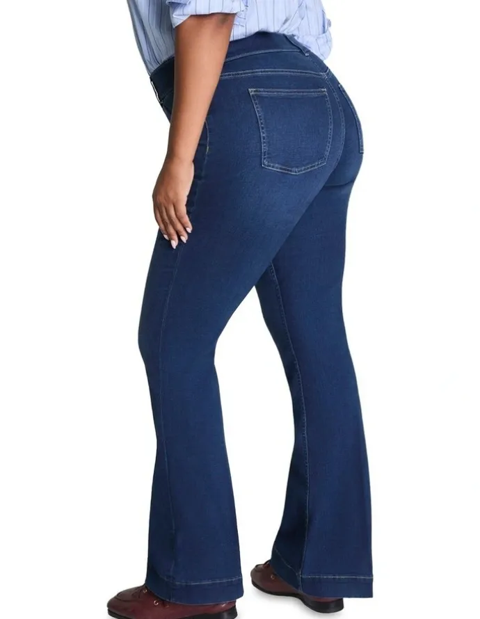 Spanx Shape Every Wear Flare Jeans in Blue