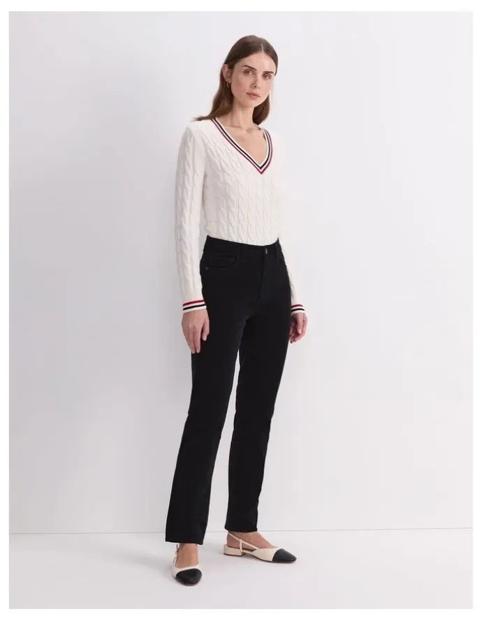 Sportscraft Cleo Straight Cord Jean in Black