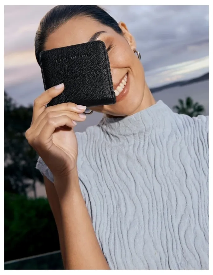 Status Anxiety Sense of Wonder Wallet in Black