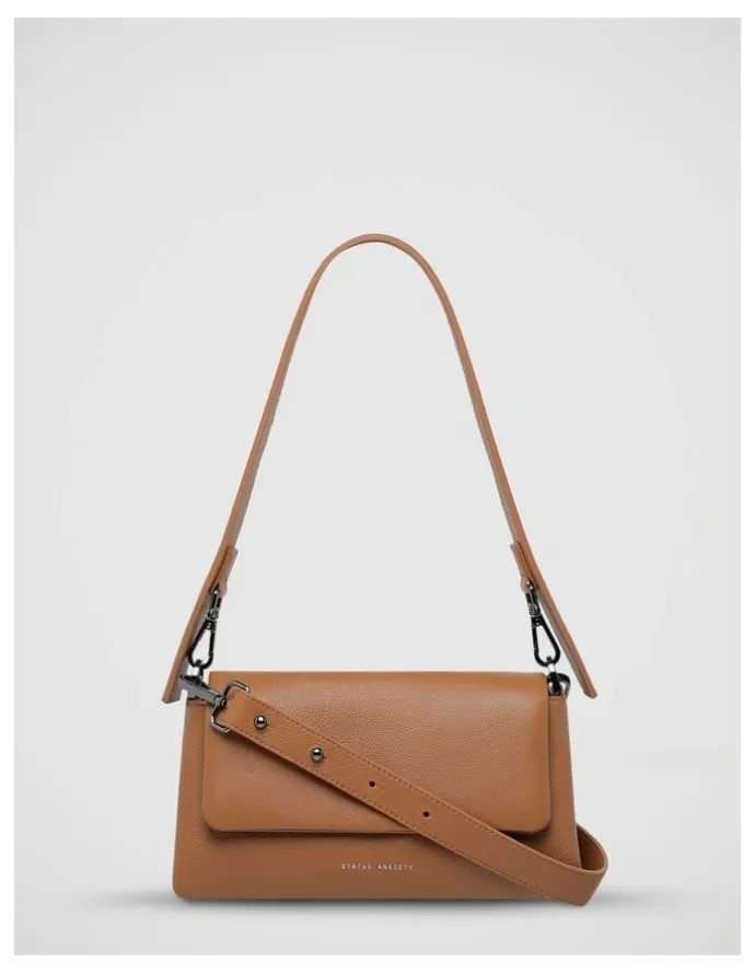 Status Anxiety Zenith Shoulder Bag in Tan