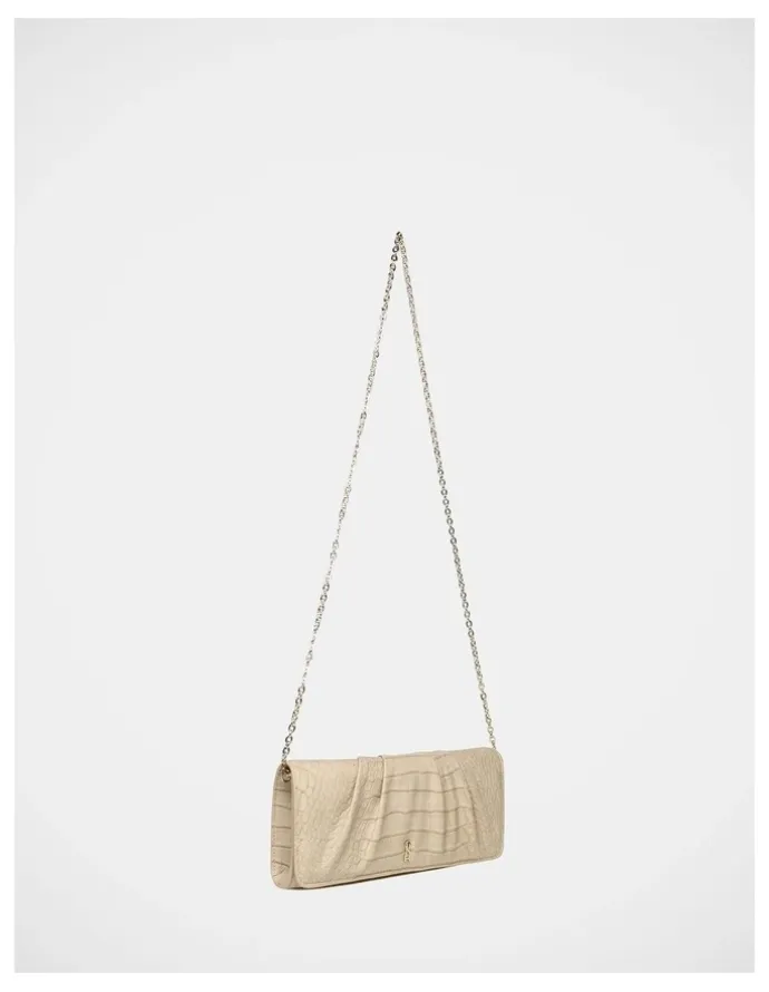 Steve Madden BAzalea Clutch Bag in Beige