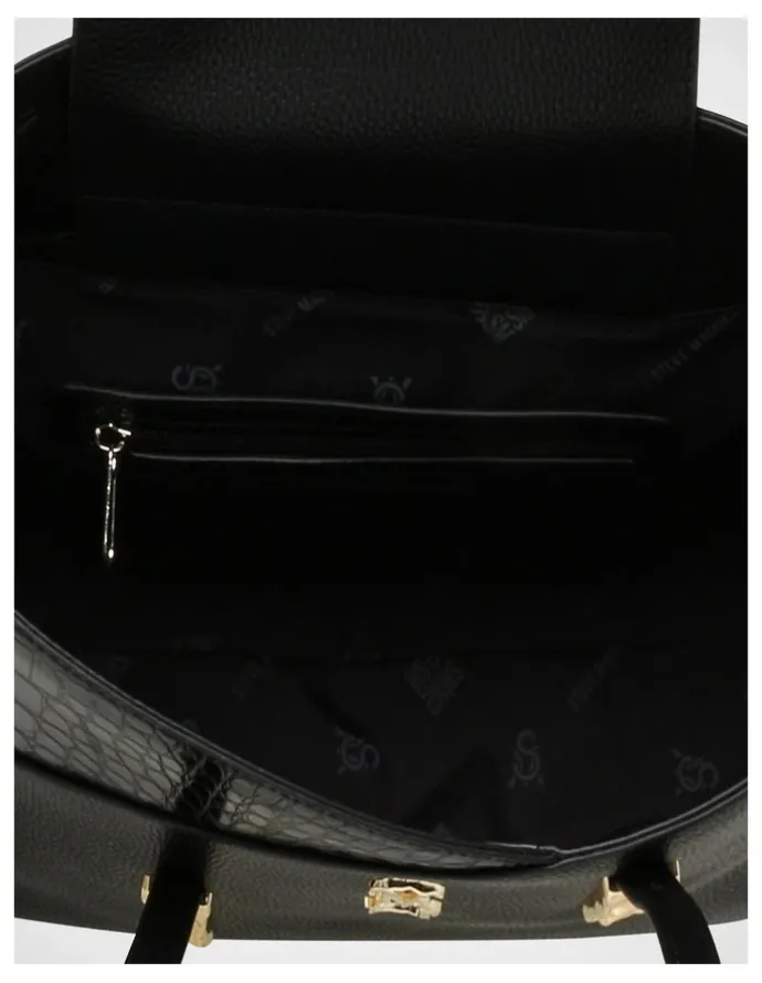 Steve Madden BEliot-C Tote Bag in Black/Gold