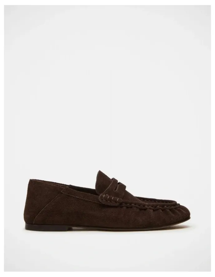 Steve Madden Roger Loafers in Chocolate Brown