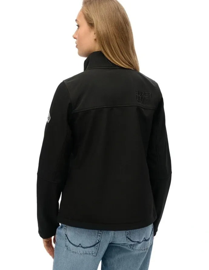 Superdry Softshell Trekker Jacket in Black
