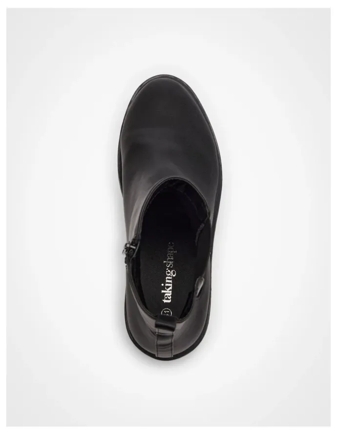 Taking Shape Chunky Chelsea Ankle Boot in Black