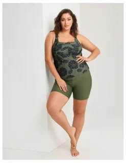 Taking Shape Essential Swim Short in Dark Khaki