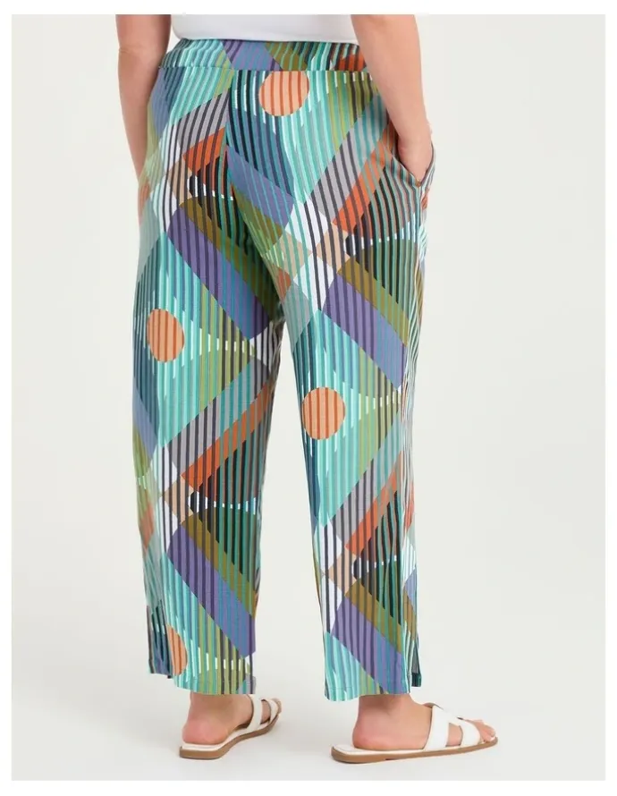 Taking Shape Horizon Natural Pant Print