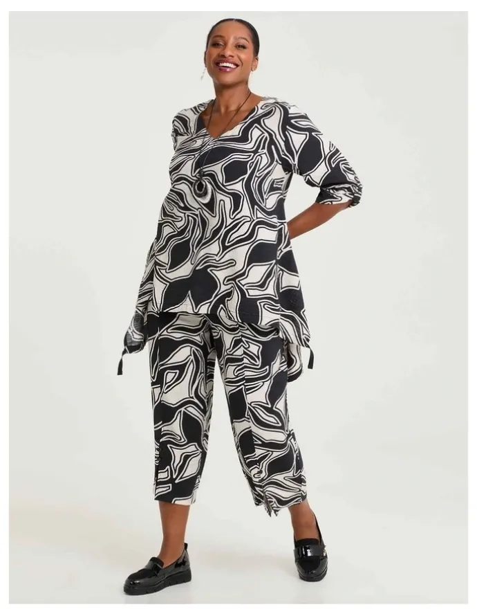 Taking Shape Natural Heidi Tunic Print