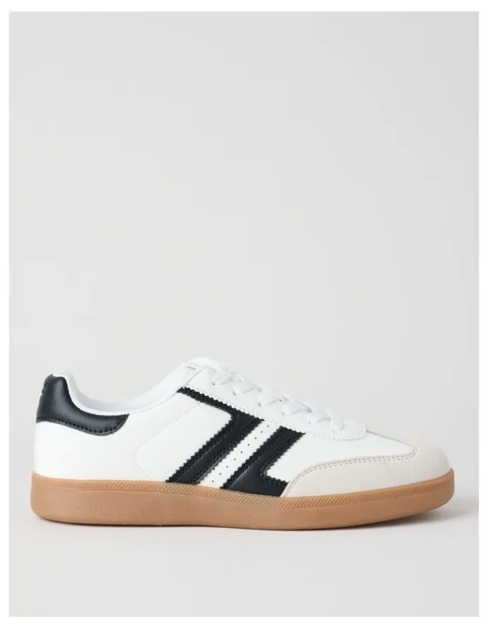 There After Arlo Sneaker in Cream and Black