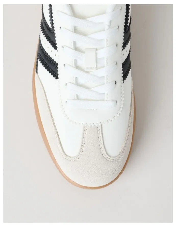 There After Arlo Sneaker in Cream and Black