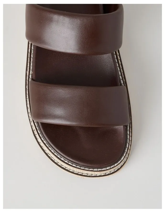 There After Gigi Sandal in Chocolate