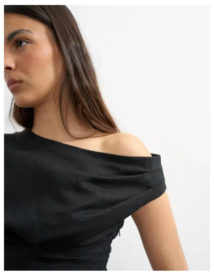 TOPSHOP CASA CINCHED WAIST TOP