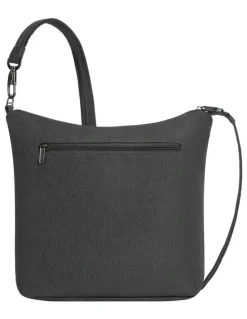 Travelon Metro Anti-Theft Crossbody Bag in Gray Heather