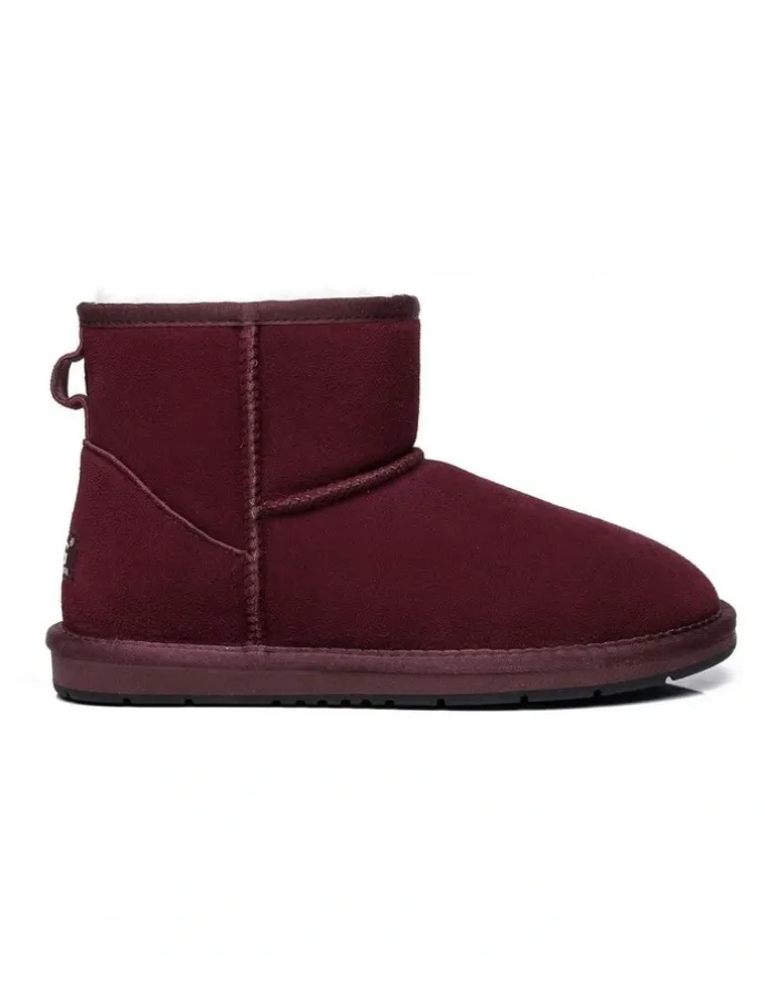 UGG Australian Shepherd Mini Classic Suede Special Shoes in Sangria