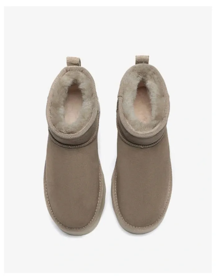 UGG Australian Shepherd Ronnie Thick Bottom Platform Boots in Caribou