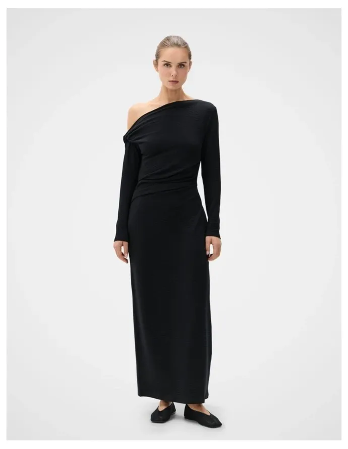 Unison Textured Off Shoulder Dress
