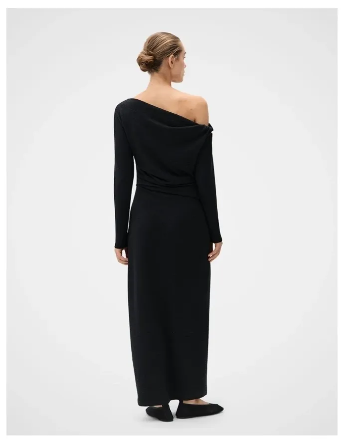 Unison Textured Off Shoulder Dress