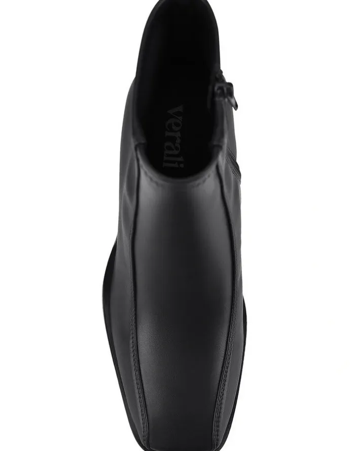 Verali Lively Ankle Boots in Black