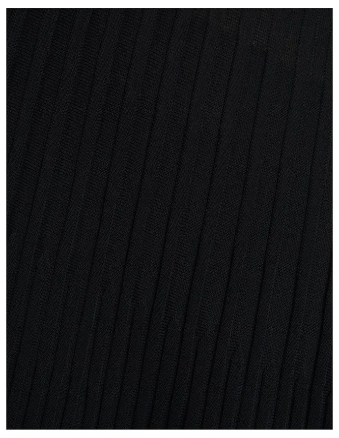 Veronika Maine Engineered Ribbed Knit Dress