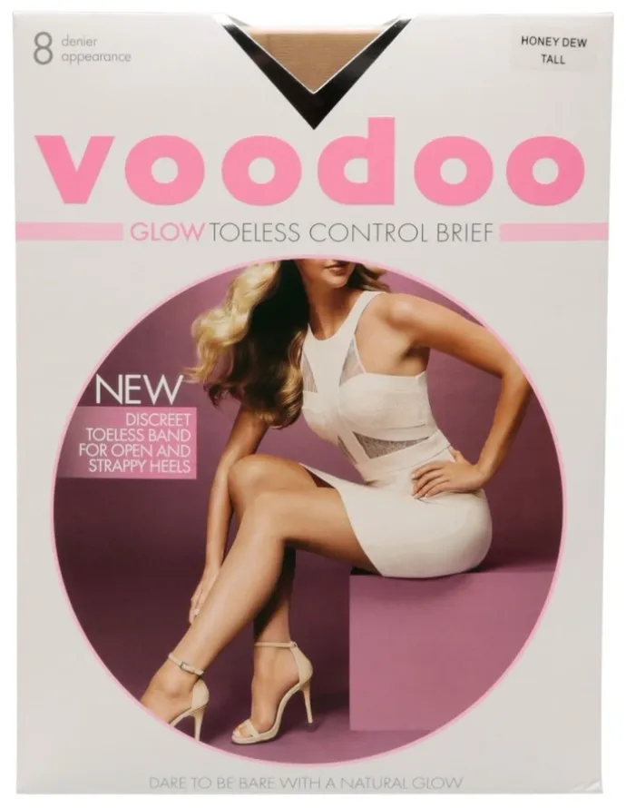 Voodoo Glow Toeless Control Brief in Beige