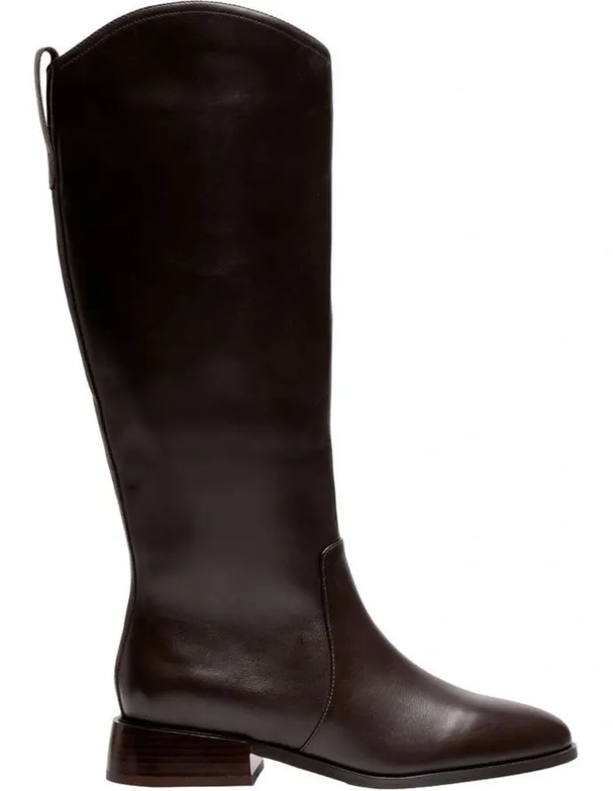 1978W Eden Knee High Boot in Chocolate