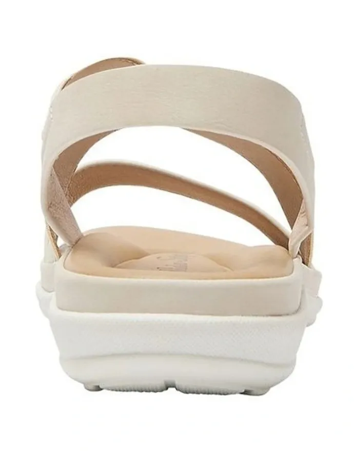 Wide Steps Radar Sandals in Beige