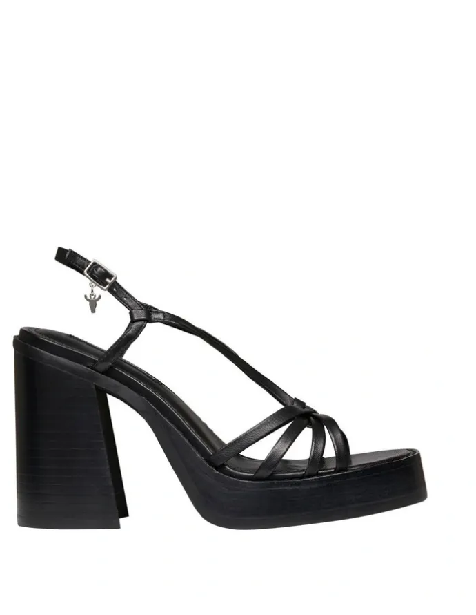 Windsor Smith Affair Platform Sandal in Black