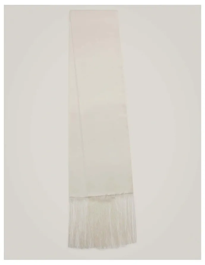 Witchery Lee Fringe Scarf in Chalk