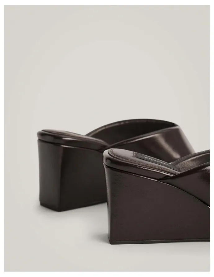 Witchery Lexi Wedge Heels in Espresso