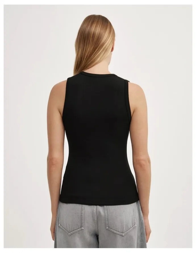 Witchery U-neck Tank Top in Black